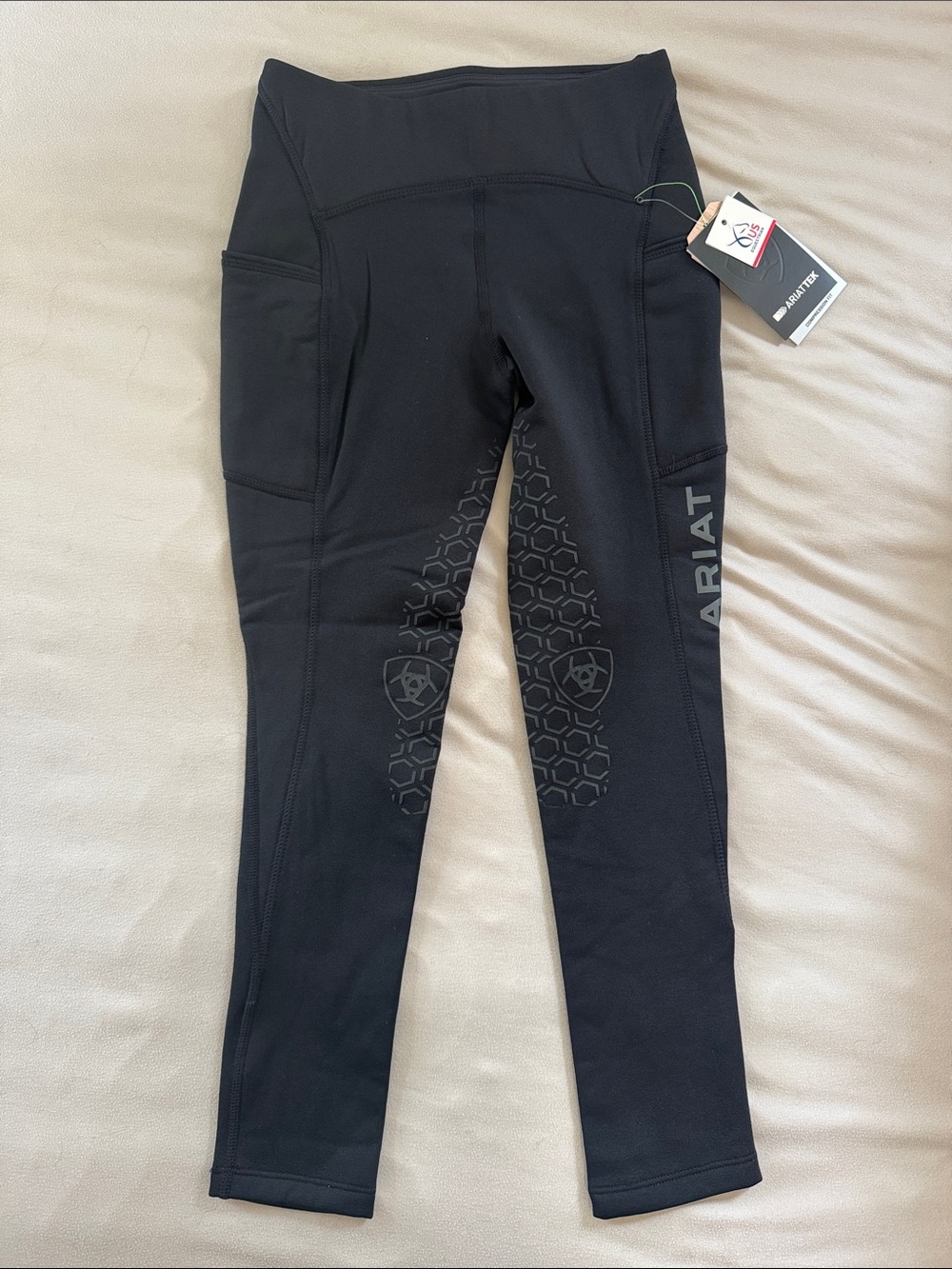 Ariat Kids Winter Black Breeches